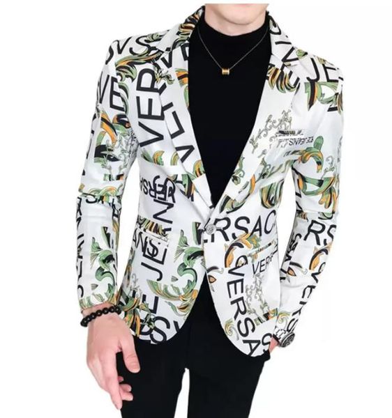 23ss spring and autumn fashion men's coat casual letter print long sleeve slim suit suit jacket coat, Black;brown
23ss spring and autumn fashion men's coat casual letter print long sleeve slim suit suit jacket coat, Black;brown