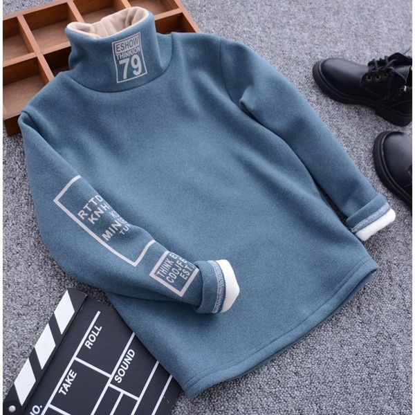 t-shirts autumn winter turtleneck plus velet clothes for boys warm t-shirt pullovers basic underwear kids clothes girls 230224, Blue
t-shirts autumn winter turtleneck plus velet clothes for boys warm t-shirt pullovers basic underwear kids clothes girls 230224, Blue