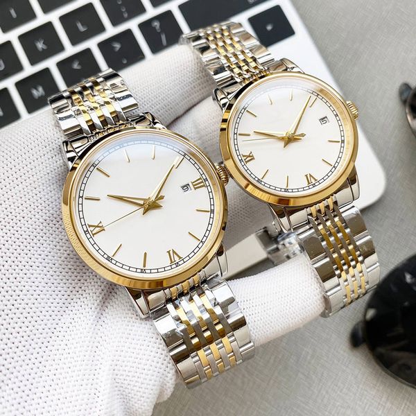 couple watches 40mm 35mm automatic mechanical movement watch business stainless steel leeather wristwatch montre luxe, Slivery;brown
couple watches 40mm 35mm automatic mechanical movement watch business stainless steel leeather wristwatch montre luxe, Slivery;brown