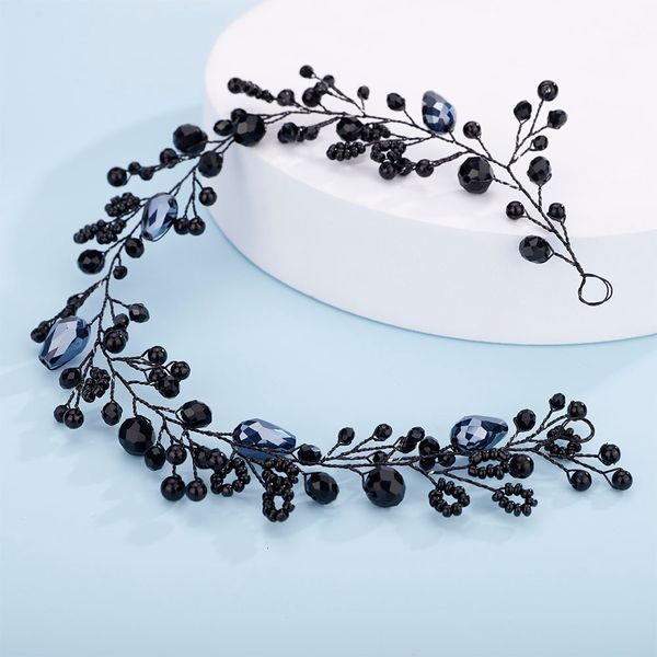 wedding hair jewelry 6 colors fashion black crystal band for accessorie handmade bridal headband piece party headdress 230224, Slivery;golden
wedding hair jewelry 6 colors fashion black crystal band for accessorie handmade bridal headband piece party headdress 230224, Slivery;golden