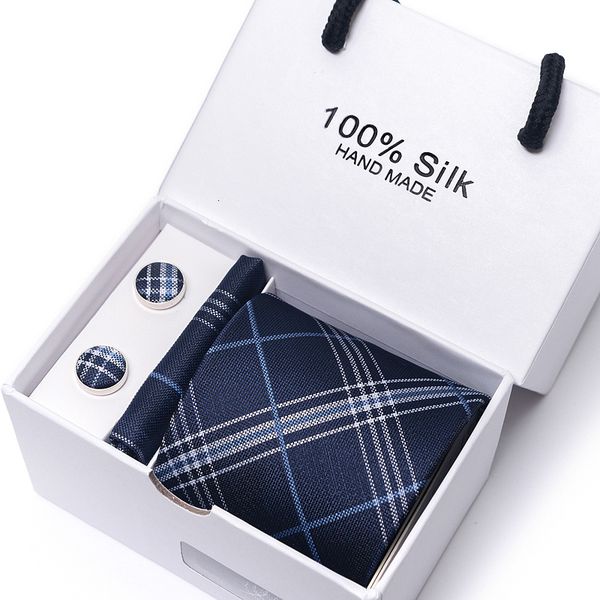 bow ties est design festive gift 100 silk tie set for men handkerchief pocket squares cufflink plaid necktie gravata box wedding 230224, Black;gray
bow ties est design festive gift 100 silk tie set for men handkerchief pocket squares cufflink plaid necktie gravata box wedding 230224, Black;gray