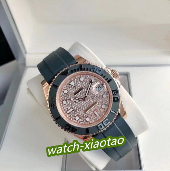 factory watch yatch men's wrist automatic 40mm rubber strap 126621 rose gold stainless steel everose chocolate original clasp, Slivery;brown
factory watch yatch men's wrist automatic 40mm rubber strap 126621 rose gold stainless steel everose chocolate original clasp, Slivery;brown