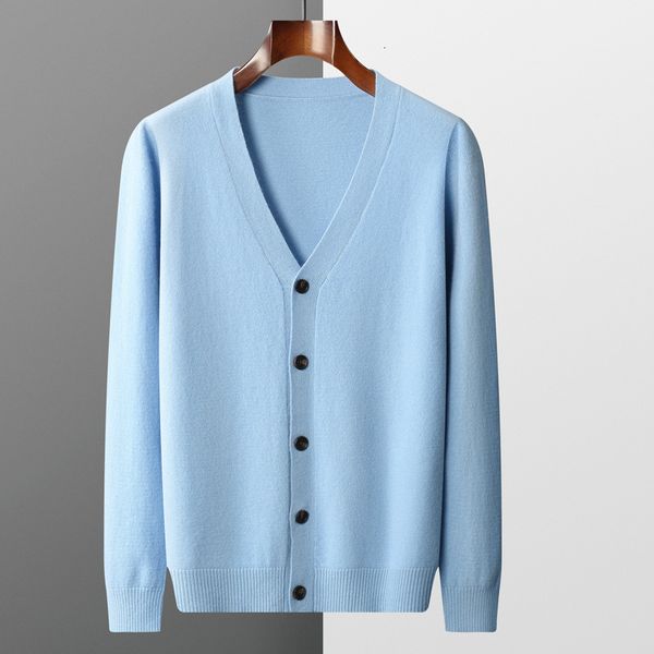 men's sweaters cardigan spring and autumn basic pure wool knitting sweater men large size loose vneck coat color casual jacket 230223, White;black
men's sweaters cardigan spring and autumn basic pure wool knitting sweater men large size loose vneck coat color casual jacket 230223, White;black