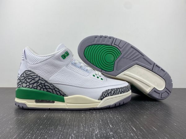 2023 men 3 lucky green basketball shoes jumpman 3s white lucky green cement grey anthracite-sail sports sneakers
2023 men 3 lucky green basketball shoes jumpman 3s white lucky green cement grey anthracite-sail sports sneakers