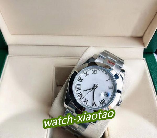 luxury wristwatch 2023 date 41mm smooth bezel white roman numerals dial box & papers 126300 men's automatic mechanics watch, Slivery;brown
luxury wristwatch 2023 date 41mm smooth bezel white roman numerals dial box & papers 126300 men's automatic mechanics watch, Slivery;brown