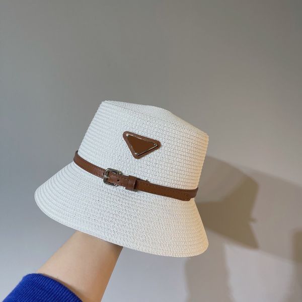 classic designer women brand bucket hat new simple and versatile straw woven basin hats fashion inverted triangle sun-visor summer s, Blue;gray
classic designer women brand bucket hat new simple and versatile straw woven basin hats fashion inverted triangle sun-visor summer s, Blue;gray
