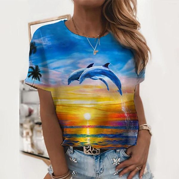 women's t shirts t-shirt women fashion dolphin 2023 graphic casual summer tee for girls o-neck short sleeve, White
women's t shirts t-shirt women fashion dolphin 2023 graphic casual summer tee for girls o-neck short sleeve, White