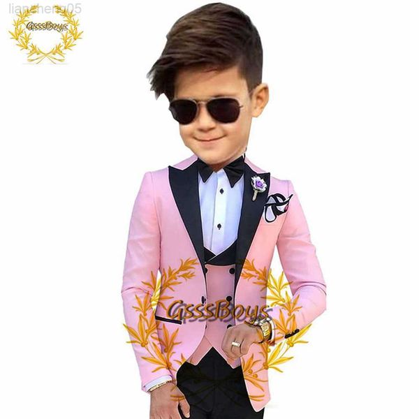 clothing sets setelan anak laki-laki 3 potong tuksedo pernikahan anak-anak jaket celana rompi anak blazer set pakaian kustom 3-16 tahun kom, White
clothing sets setelan anak laki-laki 3 potong tuksedo pernikahan anak-anak jaket celana rompi anak blazer set pakaian kustom 3-16 tahun kom, White
