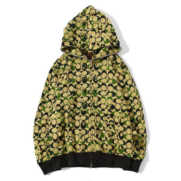 new hooded men's hoodie women's zipper cardigan pure cotton camouflage coat street hip-hop sportswear fashion couple designer casu, Black
new hooded men's hoodie women's zipper cardigan pure cotton camouflage coat street hip-hop sportswear fashion couple designer casu, Black