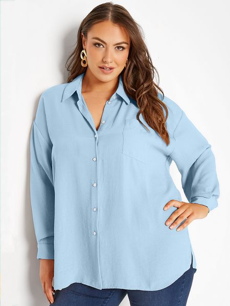 women's plus size t-shirt plus size long sleeve spring autumn elegant blouse and shirt women button front loose work office oversize sh, Black
women's plus size t-shirt plus size long sleeve spring autumn elegant blouse and shirt women button front loose work office oversize sh, Black