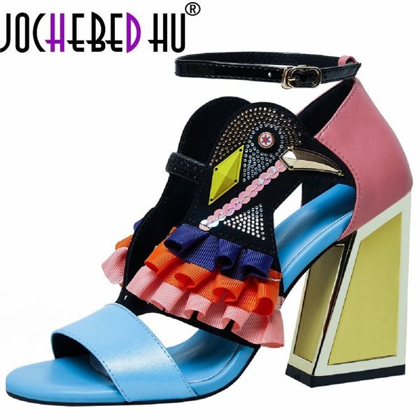 sandals jochebed hu designer high heel shoes summer ruffles bird decor party chunky novelty sandalias 33 44 230224, Black
sandals jochebed hu designer high heel shoes summer ruffles bird decor party chunky novelty sandalias 33 44 230224, Black