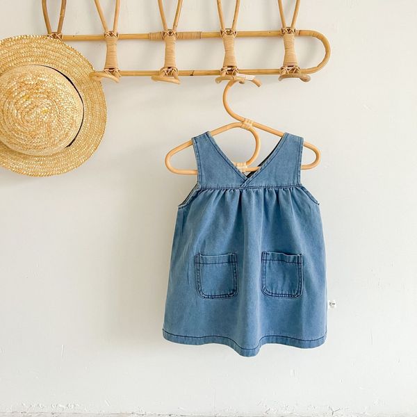 girl s dresses honeycherry summer denim strappy baby simple vest girl clothes 230224, Red;yellow
girl s dresses honeycherry summer denim strappy baby simple vest girl clothes 230224, Red;yellow