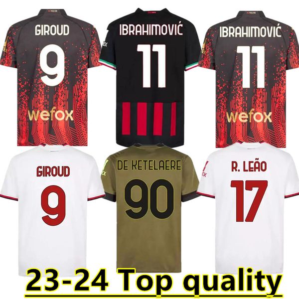 ibrahimovic 23/24 koche soccer jerseys ac milans giroud tonali florenzi theo r.leao bennacer rebic romagnoli kessie de ketelaere football sh, Black;yellow
ibrahimovic 23/24 koche soccer jerseys ac milans giroud tonali florenzi theo r.leao bennacer rebic romagnoli kessie de ketelaere football sh, Black;yellow