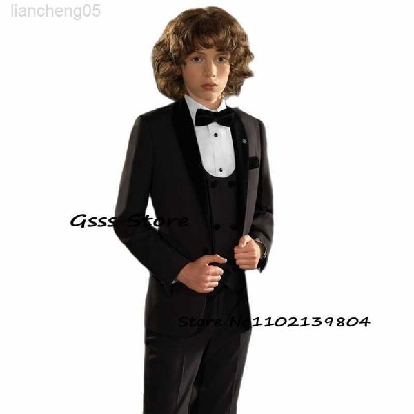 clothing sets boys suit 3 piece velvet formal wedding tuxedo point lapel jacket kids blazer pants vest double breasted w0224, White
clothing sets boys suit 3 piece velvet formal wedding tuxedo point lapel jacket kids blazer pants vest double breasted w0224, White