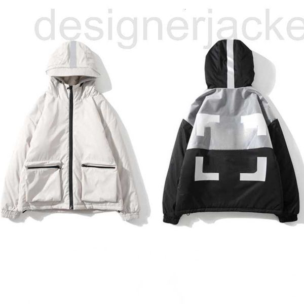 men's down & parkas designer jacket men women hooded jackets 3m reflective cardigan windbreaker mens zip parka waterproof outdoor sport, Black
men's down & parkas designer jacket men women hooded jackets 3m reflective cardigan windbreaker mens zip parka waterproof outdoor sport, Black