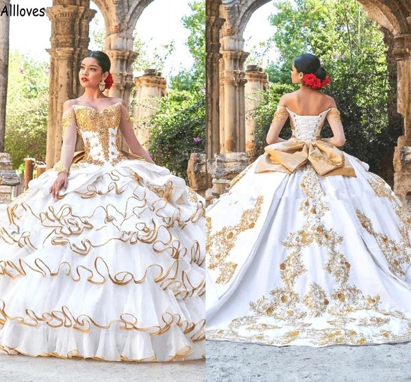 gold trim ruffles fluffy ball gown quinceanera dresses off the shoulder long sleeves plus size girl pageant gowns lace appliqued bow corset, Blue;red
gold trim ruffles fluffy ball gown quinceanera dresses off the shoulder long sleeves plus size girl pageant gowns lace appliqued bow corset, Blue;red