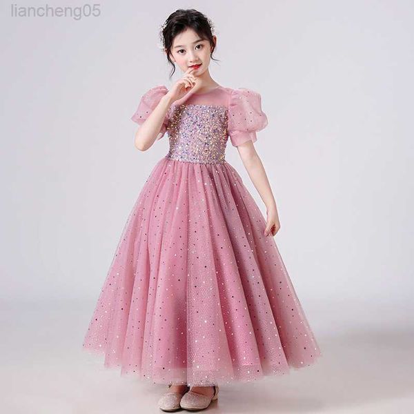 girl's dresses summer girls dress for wedding party children princess sequin puff sleeve long mesh gown kids dresses for girls clothes, Red;yellow
girl's dresses summer girls dress for wedding party children princess sequin puff sleeve long mesh gown kids dresses for girls clothes, Red;yellow