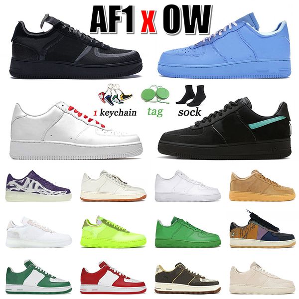 ow 1 lows cut 07 running shoes skate low mca university blue black tiffany skeleton purple cactus jack volt wheat classic triple white sneak