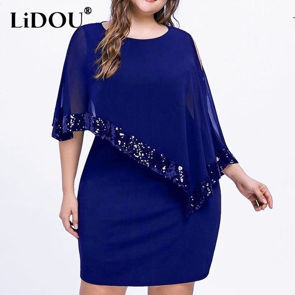 plus size dresses autumn winter size irregular design bag hip dress women off-shoulder sequin fashion oversized chic vestidos de fiesta 2302, Black
plus size dresses autumn winter size irregular design bag hip dress women off-shoulder sequin fashion oversized chic vestidos de fiesta 2302, Black