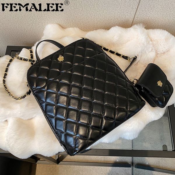 school bags femalee camellia casual high capcaity backpacks for women quilted teenager girl lapbackpack 2023 trend travel bagpack 230224
school bags femalee camellia casual high capcaity backpacks for women quilted teenager girl lapbackpack 2023 trend travel bagpack 230224