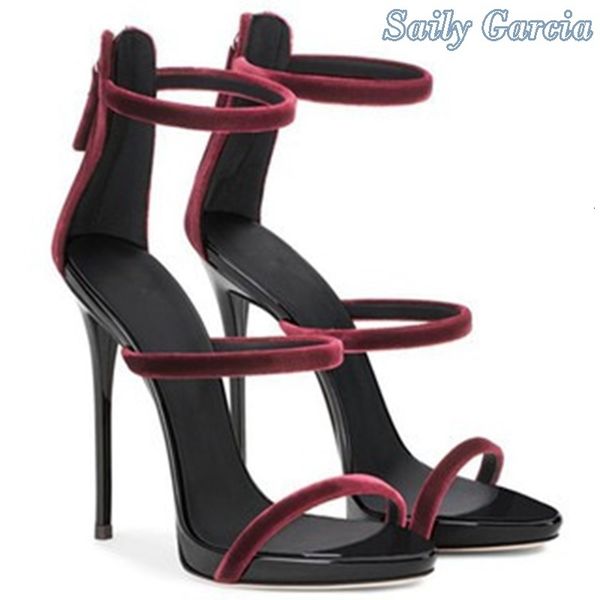 sandals platform arrival summer shoes back zipper strappy solid ankle wrap ankle strap pointed toeback 230224, Black
sandals platform arrival summer shoes back zipper strappy solid ankle wrap ankle strap pointed toeback 230224, Black
