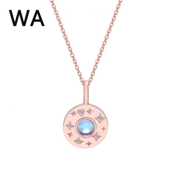chokers 925s sterling silver fashion all match high end micro set moonstone round pendant french o child chain women s preferred jewelry 230, Golden;silver
chokers 925s sterling silver fashion all match high end micro set moonstone round pendant french o child chain women s preferred jewelry 230, Golden;silver