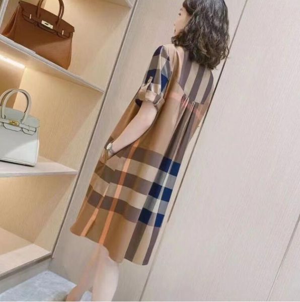 mid-length striped dress straight turn-down collar pocket loose french style fashion vintage plaid print khaki women's buttons half sle, Black;gray
mid-length striped dress straight turn-down collar pocket loose french style fashion vintage plaid print khaki women's buttons half sle, Black;gray