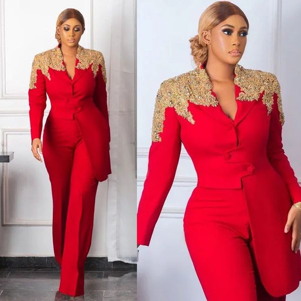 beading appliques mother of the bride pants suits red women ladies formal evening party plus size blazer wear 2 pieces, Black;red
beading appliques mother of the bride pants suits red women ladies formal evening party plus size blazer wear 2 pieces, Black;red