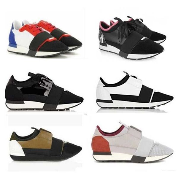 fashion brand designer sneaker men women casual shoes genuine leather mesh pointed race runner shoes outdoors trainers, Black
fashion brand designer sneaker men women casual shoes genuine leather mesh pointed race runner shoes outdoors trainers, Black