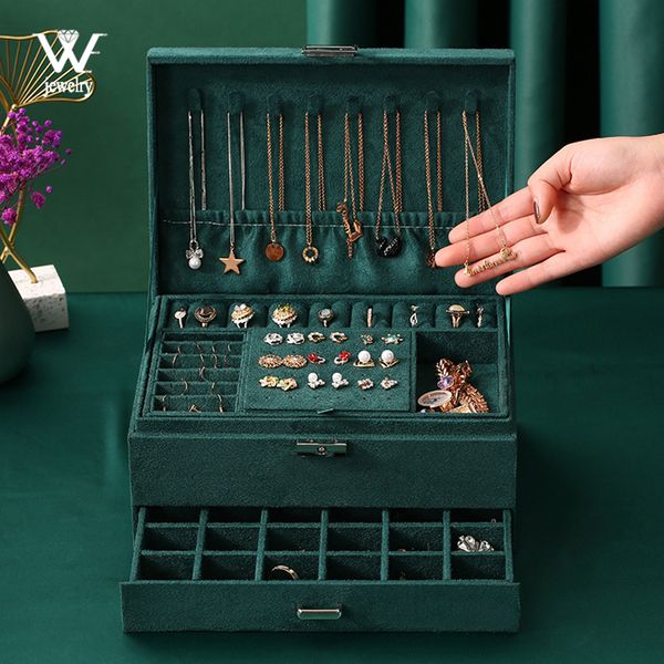 jewelry boxes we ring necklace earring holder storage case organizer gifts joyeros organizador de joyas 230223, Black;white
jewelry boxes we ring necklace earring holder storage case organizer gifts joyeros organizador de joyas 230223, Black;white