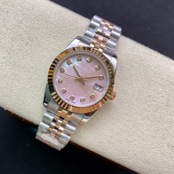 pink shell pattern women's watch 316l fine steel band with diamond sapphire 31mm watch waterproof design automatic mechanical watch wom, Slivery;golden
pink shell pattern women's watch 316l fine steel band with diamond sapphire 31mm watch waterproof design automatic mechanical watch wom, Slivery;golden
