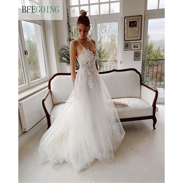 party dresses v-neck tulle lace appliques beading spaghetti straps floor-length bridal gowns a-line wedding chapel train 230224, White;black
party dresses v-neck tulle lace appliques beading spaghetti straps floor-length bridal gowns a-line wedding chapel train 230224, White;black