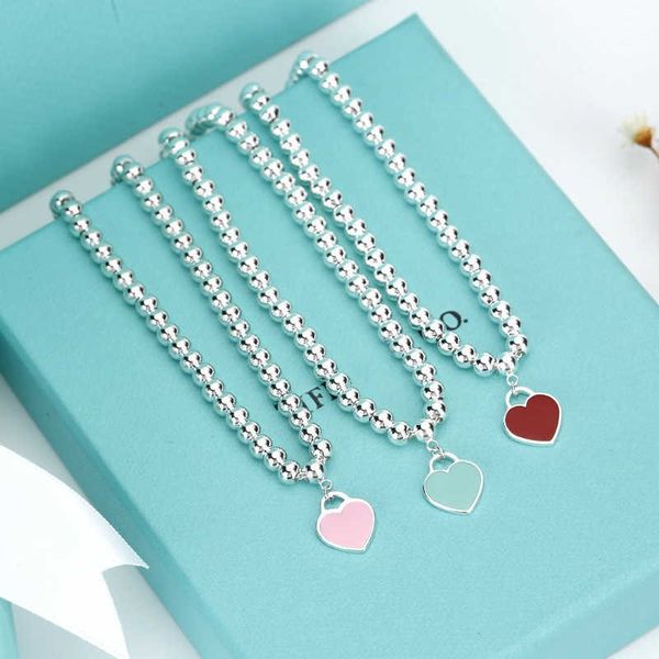 high version tiffayffay heart-shaped bracelet 925 sterling silver blue enamel love tiffayffay bead chain pink pendant valentiffayne's d, Black
high version tiffayffay heart-shaped bracelet 925 sterling silver blue enamel love tiffayffay bead chain pink pendant valentiffayne's d, Black