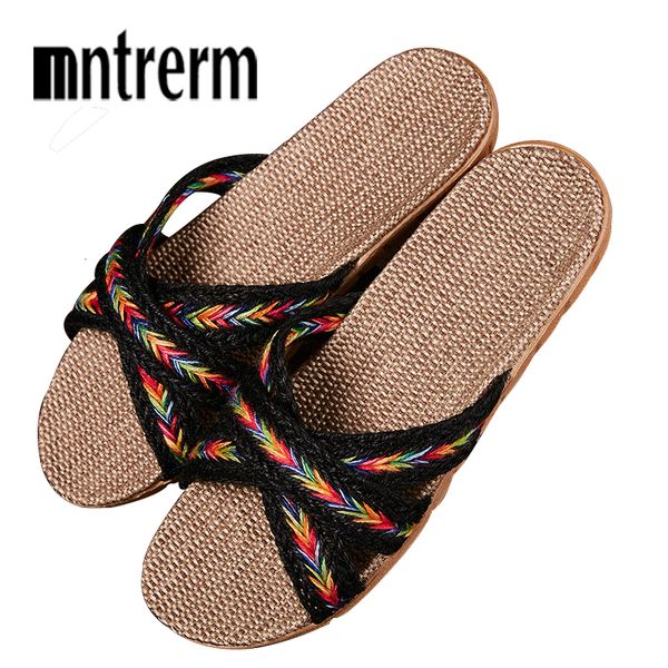slippers mntrerm women men linen summer autumn home nonslip slipper female outside beach girls flat shoes 230224, Black
slippers mntrerm women men linen summer autumn home nonslip slipper female outside beach girls flat shoes 230224, Black