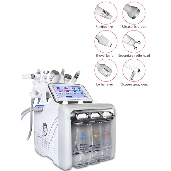 6 in 1 oxygen hydro water facials beauty machine for home use
6 in 1 oxygen hydro water facials beauty machine for home use