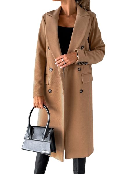 women's jackets european women's long sleeve coats and jackets wool winter women in outerwear traf 230223, Black;brown
women's jackets european women's long sleeve coats and jackets wool winter women in outerwear traf 230223, Black;brown