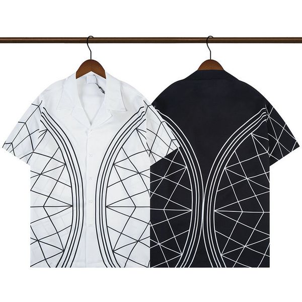 men's polos new golf designer luxurious fashion print stripe one-button relaxed summer short sleeve, White;black
men's polos new golf designer luxurious fashion print stripe one-button relaxed summer short sleeve, White;black