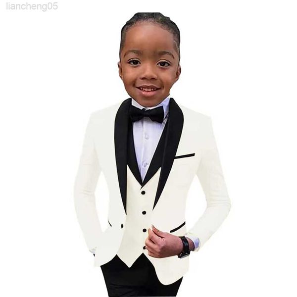 clothing sets boys suit wedding tuxedo 3 piece shawl collar jacket pants vest child formal blazer set slim fit outfit come garcon mariage w0, White
clothing sets boys suit wedding tuxedo 3 piece shawl collar jacket pants vest child formal blazer set slim fit outfit come garcon mariage w0, White