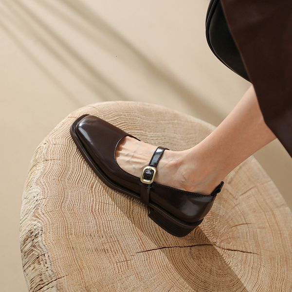 dress shoes 2023 spring split leather women square toe mary jane for pumps heels buckle strap 230224, Black
dress shoes 2023 spring split leather women square toe mary jane for pumps heels buckle strap 230224, Black