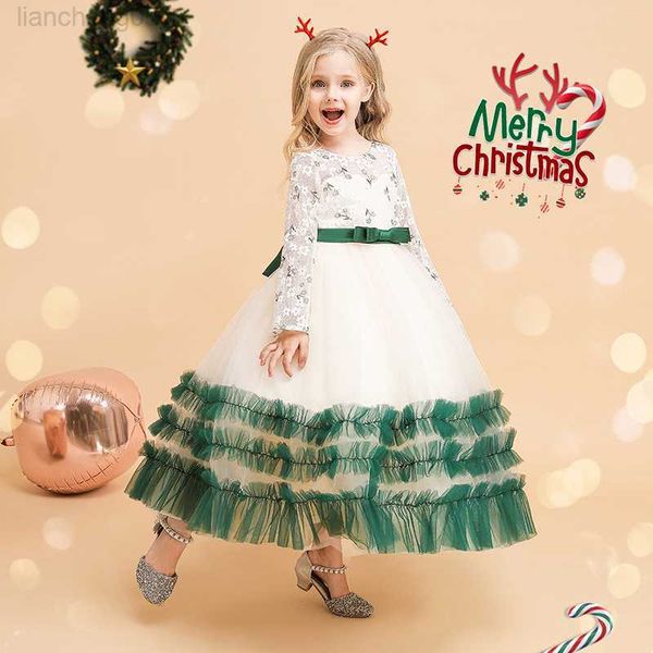 girl's dresses new green christmas dresses for girls winter long sleeve kids party princess come 4-14 yrs elegant xmas vestidos w0224, Red;yellow
girl's dresses new green christmas dresses for girls winter long sleeve kids party princess come 4-14 yrs elegant xmas vestidos w0224, Red;yellow