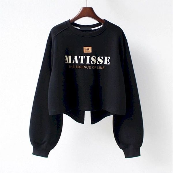 womens hoodies sweatshirts fashion pullovers women spring autumn thin trendy korean style short round neck pullover loose jacket clothing 2, Black
womens hoodies sweatshirts fashion pullovers women spring autumn thin trendy korean style short round neck pullover loose jacket clothing 2, Black