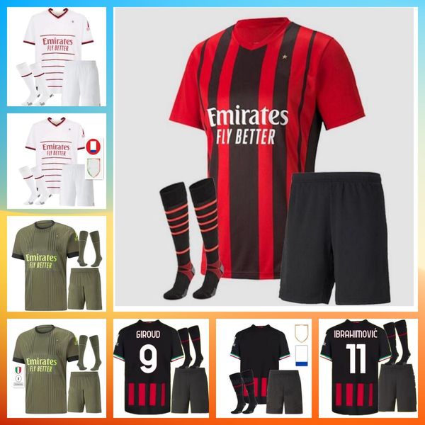 kits 22 23 soccer jerseys ac milans leao tomori ibrahimovic football shirt 2022 2023 tonali bennacer rebic camiseta de futbol thai quality m, Black;yellow
kits 22 23 soccer jerseys ac milans leao tomori ibrahimovic football shirt 2022 2023 tonali bennacer rebic camiseta de futbol thai quality m, Black;yellow