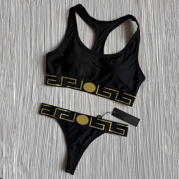 triangle beach bra set classic letters swimwear for women lingerie underwear split bikinis, White;black
triangle beach bra set classic letters swimwear for women lingerie underwear split bikinis, White;black