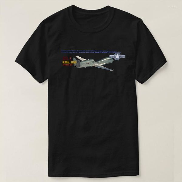 men's t shirts usaf rq-4 global hawk remotely-piloted surveillance aircraft shirt cotton short sleeve o-neck t-shirt casual mens top, White;black
men's t shirts usaf rq-4 global hawk remotely-piloted surveillance aircraft shirt cotton short sleeve o-neck t-shirt casual mens top, White;black