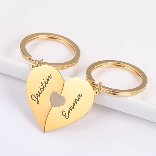 key rings 2pcs personalized couples keychain valentine anniversary gift boyfriend girlfriend heart keychain man women key chain love gifts j, Slivery;golden
key rings 2pcs personalized couples keychain valentine anniversary gift boyfriend girlfriend heart keychain man women key chain love gifts j, Slivery;golden