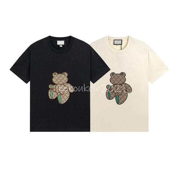 mens letter print t shirts cotton luxury black fashion embroidery bear summer short sleeve t-shirts couples clothing, White;black
mens letter print t shirts cotton luxury black fashion embroidery bear summer short sleeve t-shirts couples clothing, White;black
