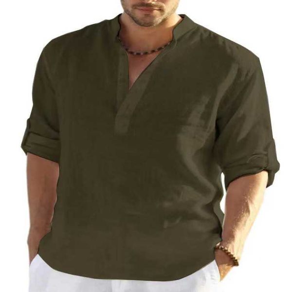 2022 shopify men's spring and autumn cotton linen shirt stand collar buried man uxy1, White;black
2022 shopify men's spring and autumn cotton linen shirt stand collar buried man uxy1, White;black