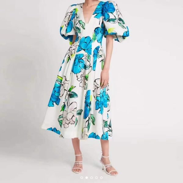 fancy womens floral printed gathered waist v-neck puff sleeve midi fit&flare dress two color, Black;gray
fancy womens floral printed gathered waist v-neck puff sleeve midi fit&flare dress two color, Black;gray
