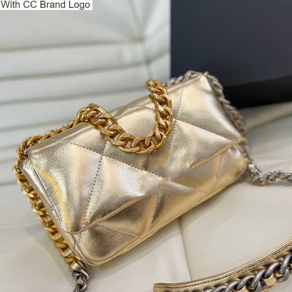 luxury cc shoulder bags classic 19 mini flap bags colorful multicolor laser genuine leather handbags gold silver metal chain crossbody bag l
luxury cc shoulder bags classic 19 mini flap bags colorful multicolor laser genuine leather handbags gold silver metal chain crossbody bag l
