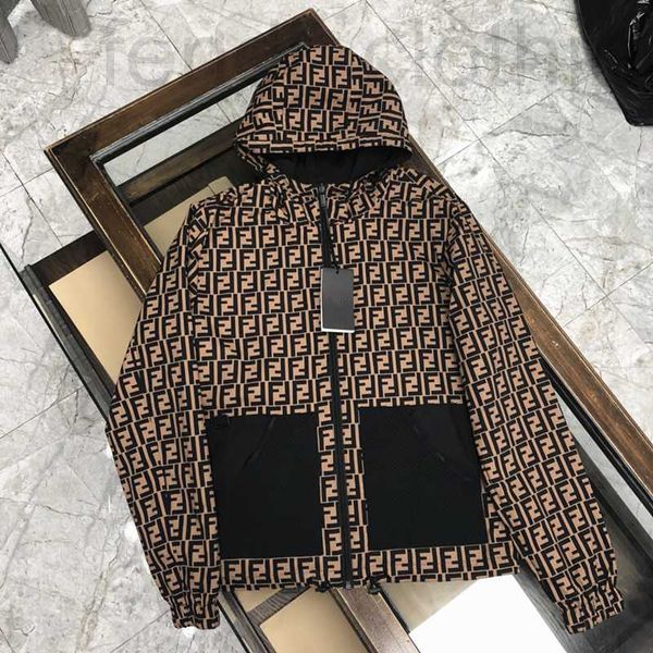 men's jackets designer high edition double sided hooded windbreaker fall 22 ins fashion all over jacquard waterproof sweater coat e67p, Black;brown
men's jackets designer high edition double sided hooded windbreaker fall 22 ins fashion all over jacquard waterproof sweater coat e67p, Black;brown